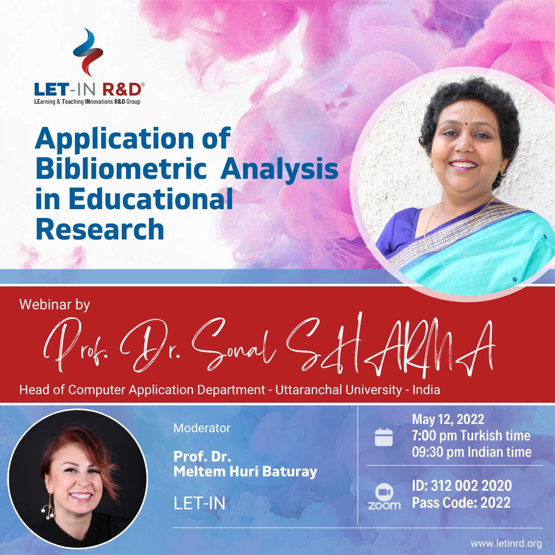 Application of Bibliometric Analysis & Educational Research Prof. Dr. Sonal Sharma