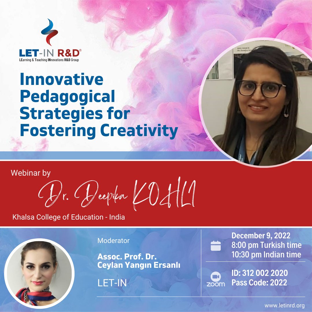 Innovative Pedagogical Strategies for Fostering Creativity Dr. Deepika Kohli